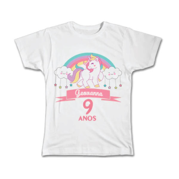 Camisetas personalizadas para aniversário