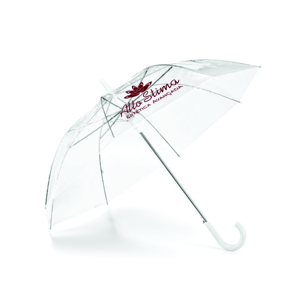 Guarda chuva transparente personalizado