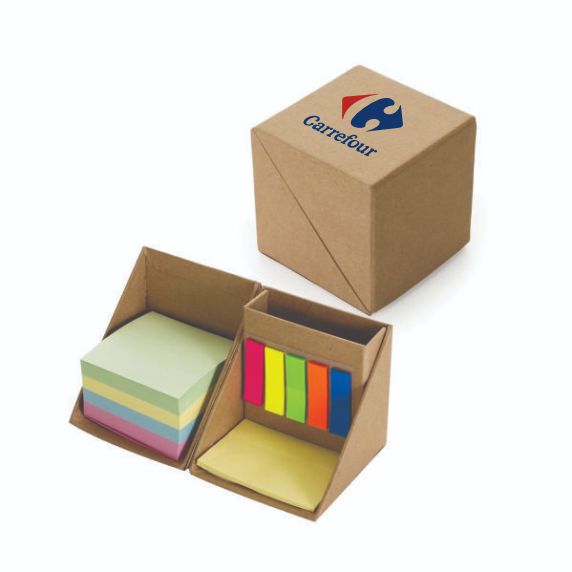Bloco de Notas Ecológico Formato Cubo Personalizado