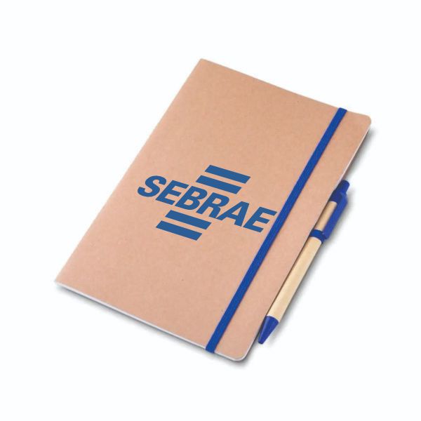 Caderno Ecológico A5 Com Caneta Personalizado