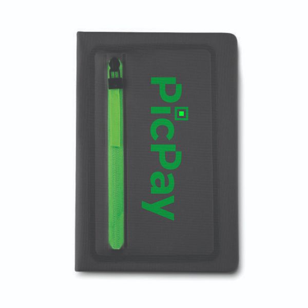 Cadernos de Anotações com Porta Objetos na Capa
