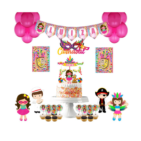 Kit Carnaval para Festas Personalizado