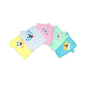 Kit Manta Plush e Toalha de Banho infantil