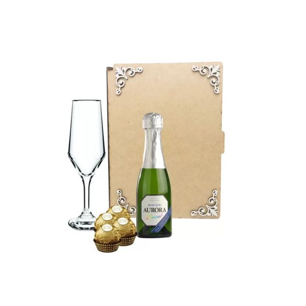 Kit Mini Champagne com Taças