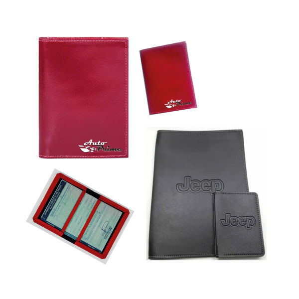 Kit Porta Documentos de Carro Personalizado