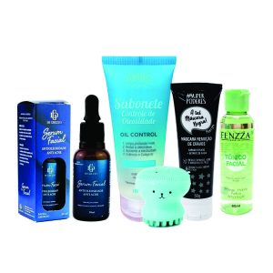 Kit Skin Care Antioleosidade Anti-acne 