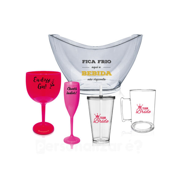 Kit Taças para Bebidas Personalizado