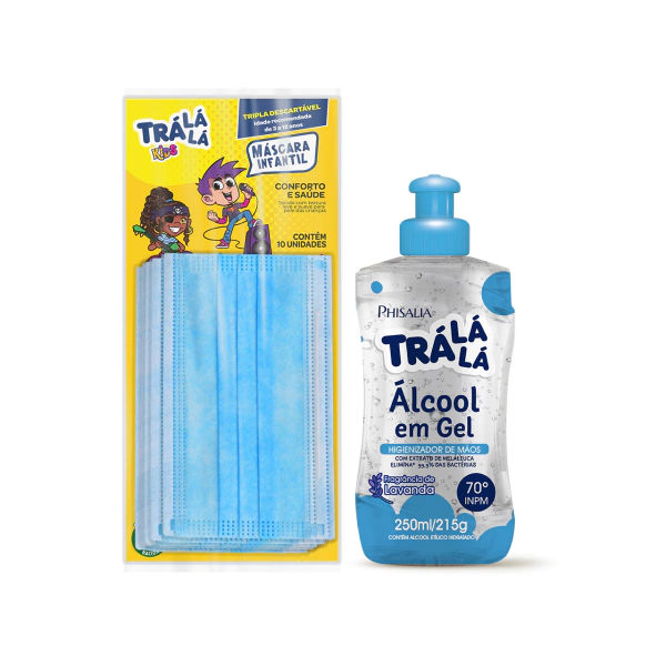 Kit proteção álcool e gel