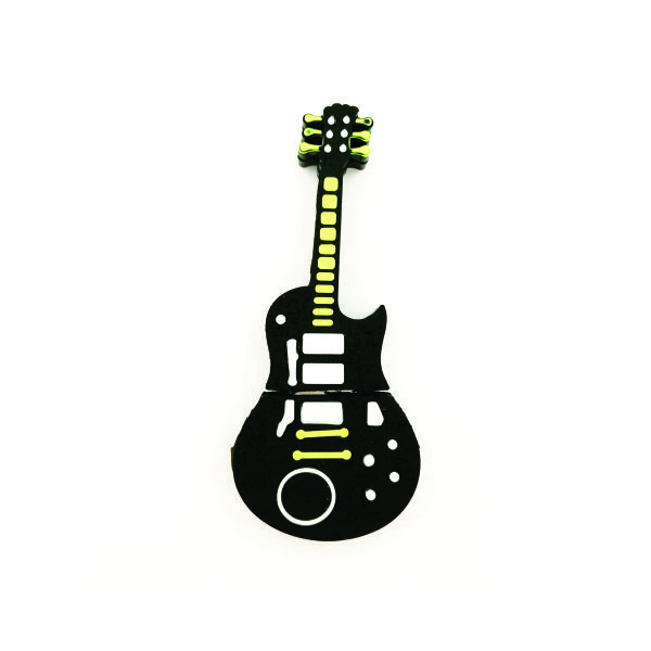 Pen drive emborrachado guitarra 2d