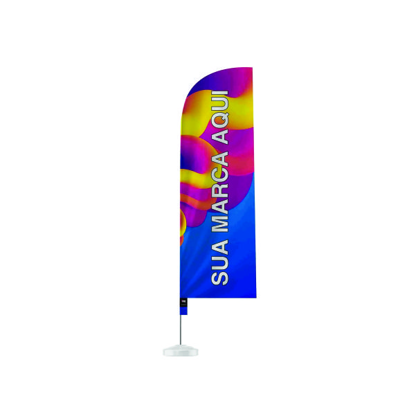 Wind Banner Personalizado Base com Bag de Areia