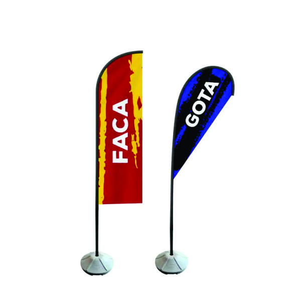 Wind Banner Personalizado Uso em Ambientes Internos