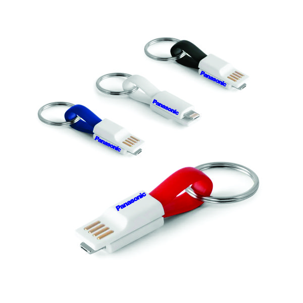 Cabo USB com conector 2 em 1 Personalizado