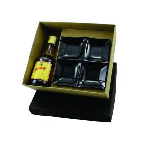 Kit Whisky White Horse com Copo e Petisqueira