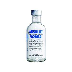 Kit Vodka com Absolut 200ML, Copo e Porta-Copo