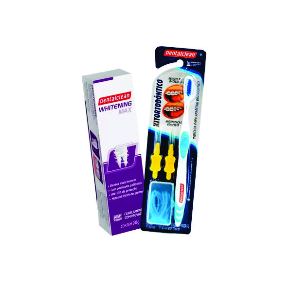 Kit Higiene Bucal Escova Ortodontica Personalizado