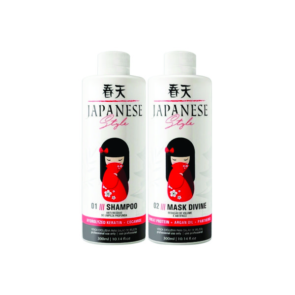 Kit Japonês Shampoo e Condicionador Personalizado