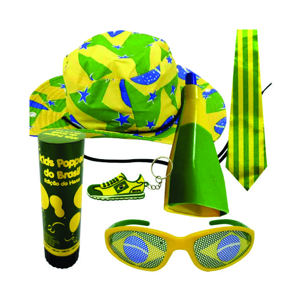 Kit Torcedor do Brasil Personalizado