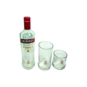 Kit Vodka Smirnoff 350ML e 2 Copos