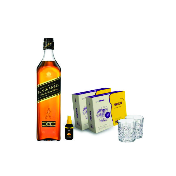 Kit Whisky Johnnie Walker com 2 Copos