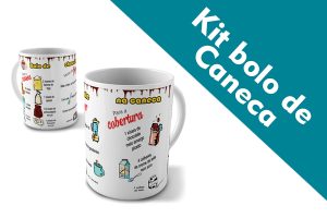 Kit bolo de caneca personalizado