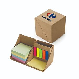 Bloco de Notas Ecológico Formato Cubo Personalizado