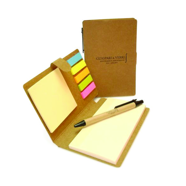 Bloco de Notas Ecológico Personalizado Com Logo