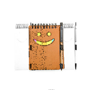 Bloco de Notas Sustentável Com Caneta Personalizado