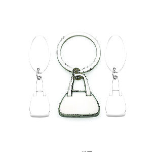 Chaveiro de metal bolsa personalizada