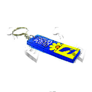 Chaveiro emborrachado para brinde personalizado