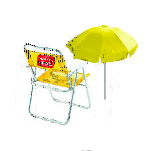 Cadeira de Praia e Guarda Sol Personalizado