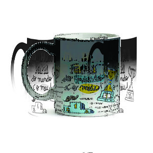 Caneca Mágica Personalizada Dia dos Pais