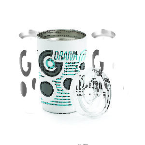 Caneca de Viagem com Parede Dupla em Aço Inox