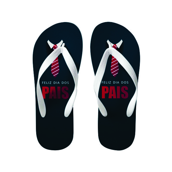 Chinelo para praia personalizado
