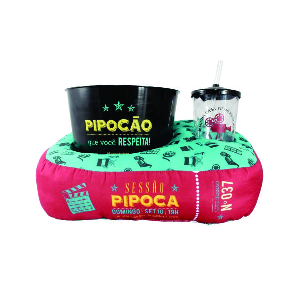 Kit Almofada Pipoca Infantil Personalizado