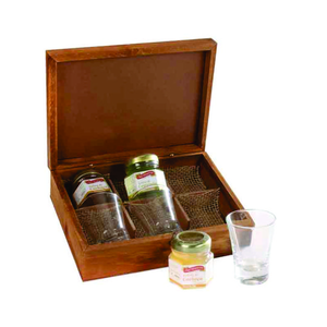 Kit Cachaça Gourmet com 3 Potes de Geleia