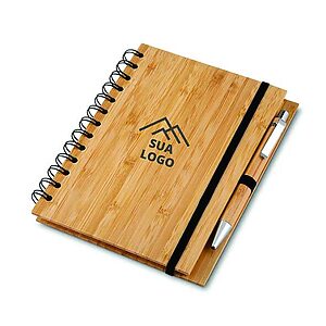 Kit Caderno e Caneta Personalizado sua Logo