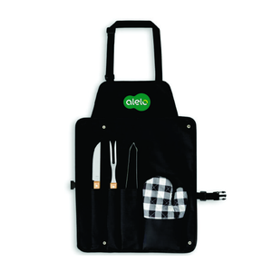 Kit Churrasco Com Avental Personalizado