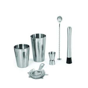 Kit Cocktail com 6 Pçs em Aço Inoxidável Personalizado