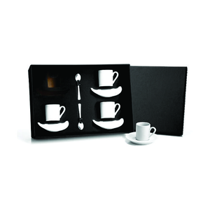 Kit com 4 Xícaras com Pires Personalizado