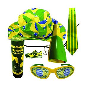 Kit Torcedor do Brasil Personalizado