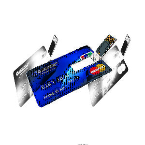 Cartão pen drive com personalizado