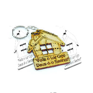 Chaveiro miniatura casa