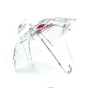 Guarda chuva transparente personalizado
