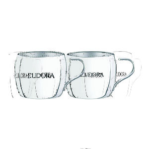 Jogo Xícaras Chá Cappuccino Aço Inox 2 Peças