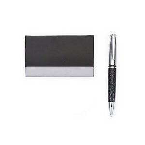Kit Porta Cartão Executivo com Caneta