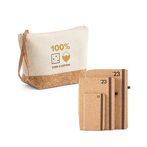 Kit Ecológico Ecobag e Agenda Cortiça