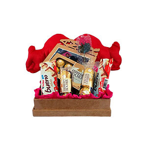 Kit Doces Cesta de Presentes Personalizado