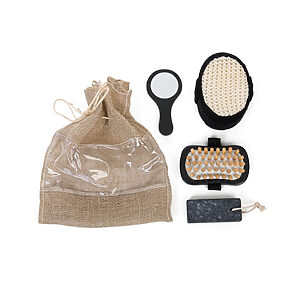 Kit Spa com Pedra Pomes Personalizado