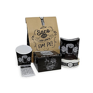 Kit Lanche Embalagem Personalizada