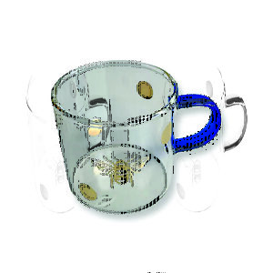 Kit Xícaras de Café em Vidro Personalizado